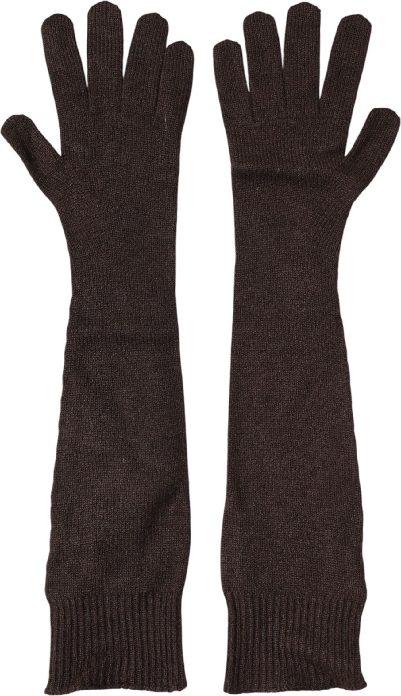 Knitted Elbow Length Mitten Gloves Dolce & Gabbana