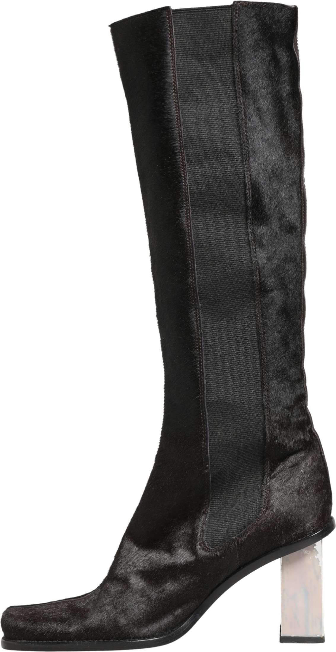 Hohe Lederstiefel Dolce & Gabbana