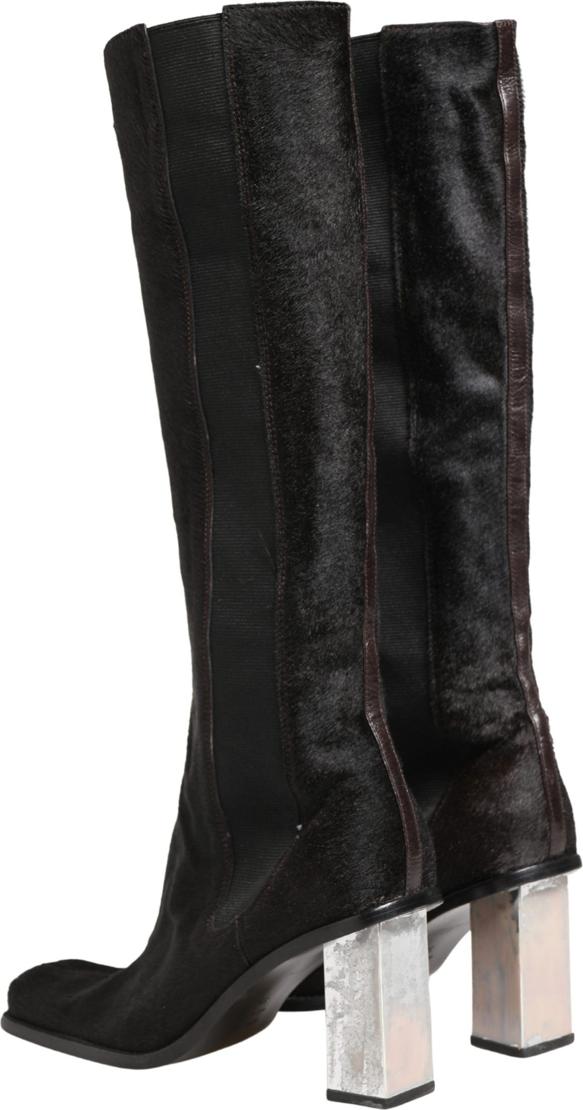 Hohe Lederstiefel Dolce & Gabbana