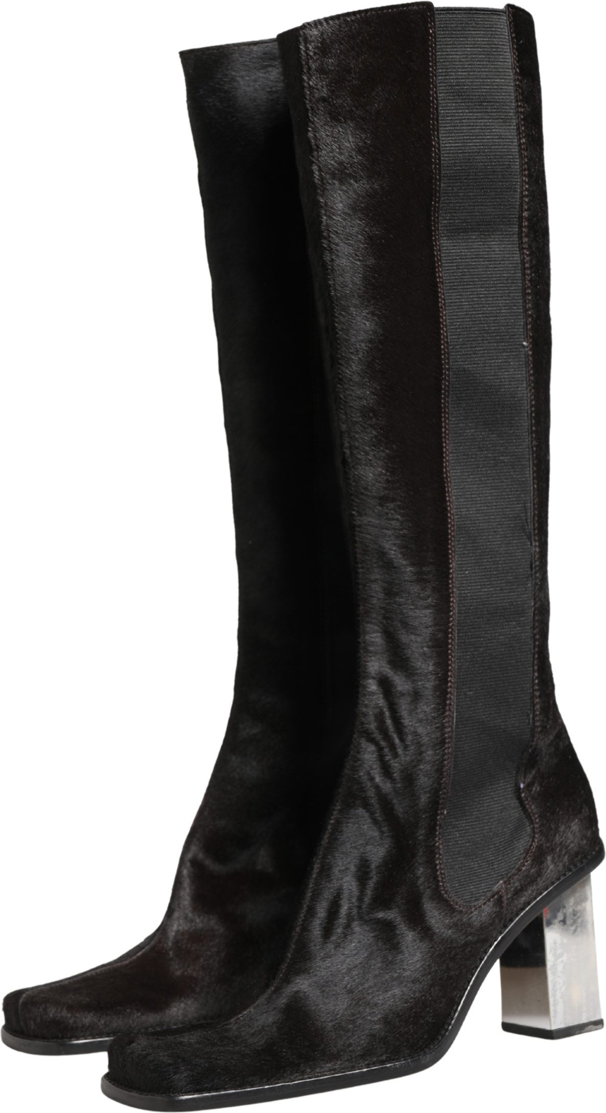 Hohe Lederstiefel Dolce & Gabbana