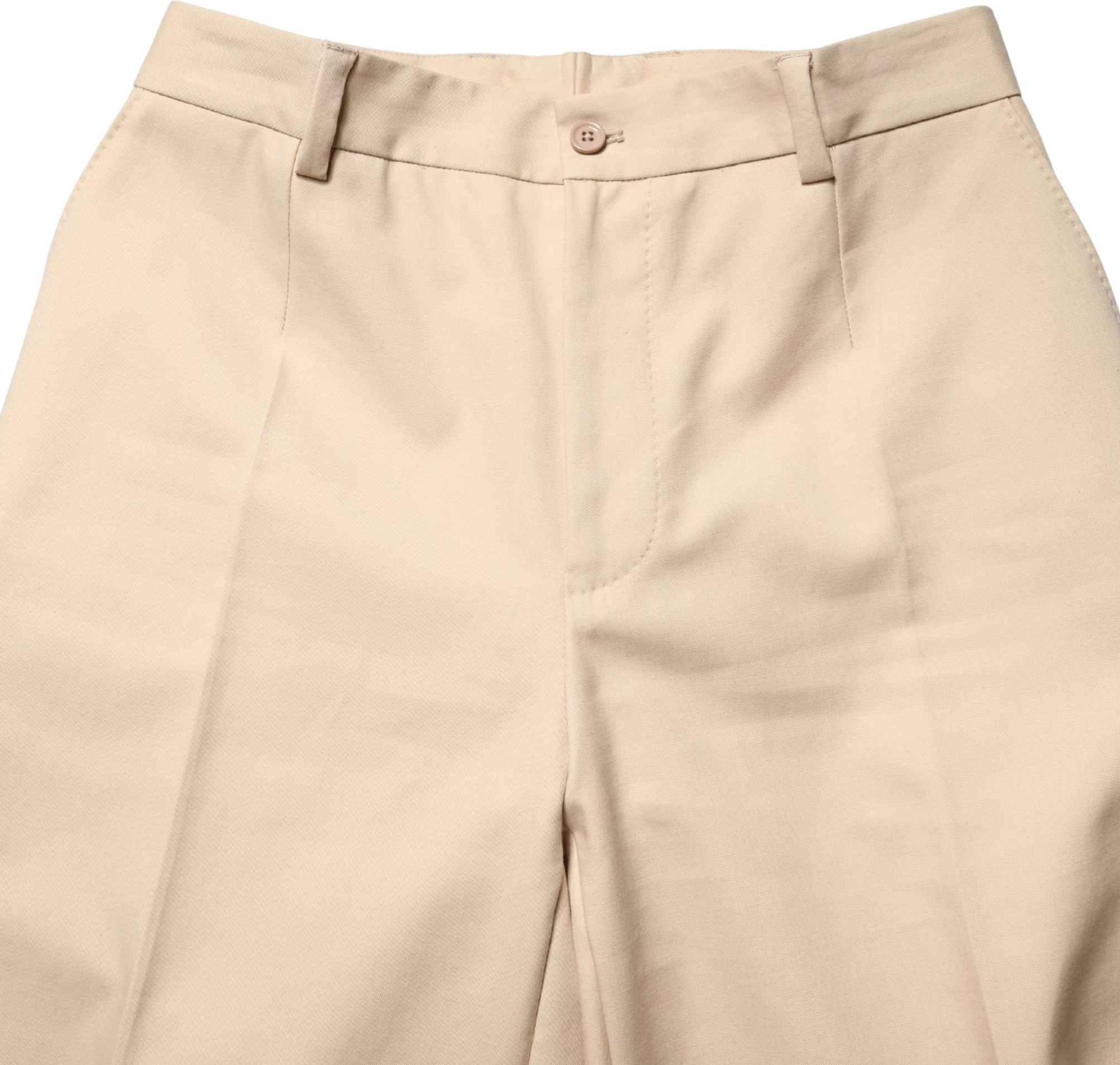 Cotton Straight Dress Trouser Pants Dolce & Gabbana