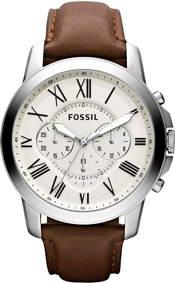 Watch Fossil Brown Leather Dress Watch