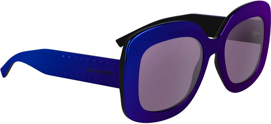 Karl Lagerfeld Pushoq Quyosh Kiyimlar Binafsha Rangi Injected Quyosh Kiyimlar