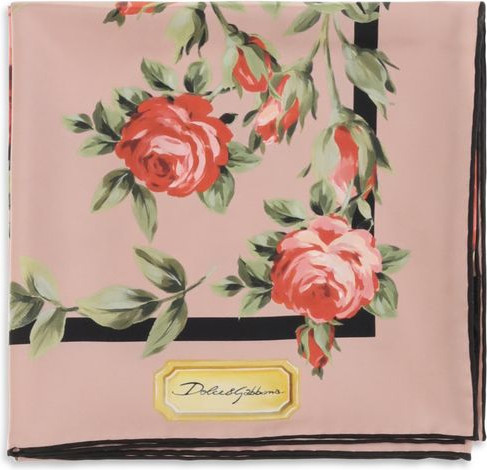 Multicolor Silk Scarf Dolce & Gabbana