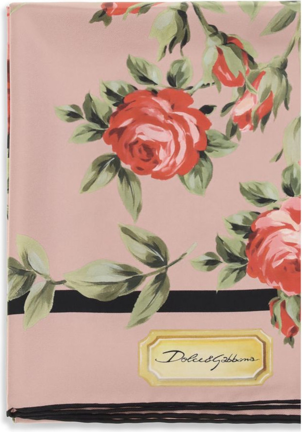 Multicolor Silk Scarf Dolce & Gabbana