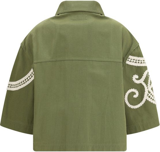 Bicolor Cotton Coat Max Mara