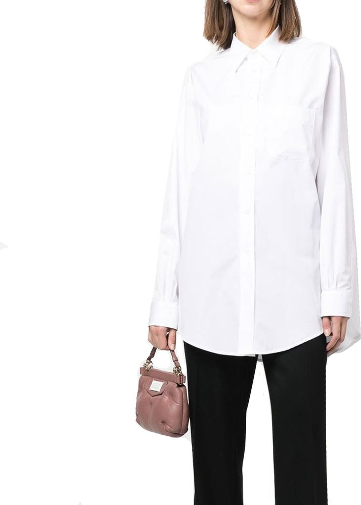 White Cotton Dress Shirt Maison Margiela
