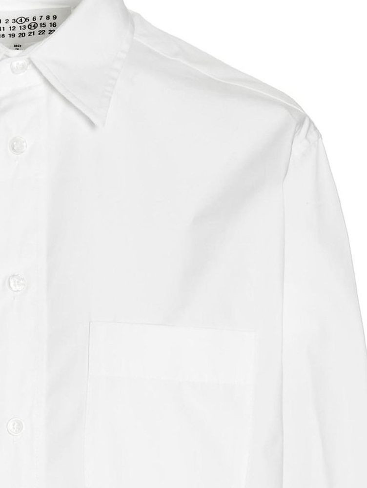 White Cotton Dress Shirt Maison Margiela