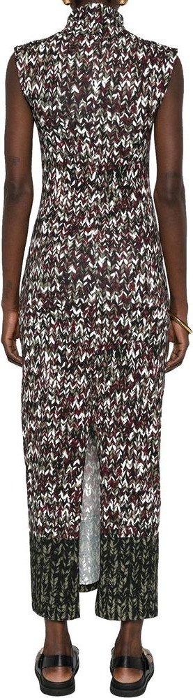 Dress Loewe Bicolor Cotton Casual Dress