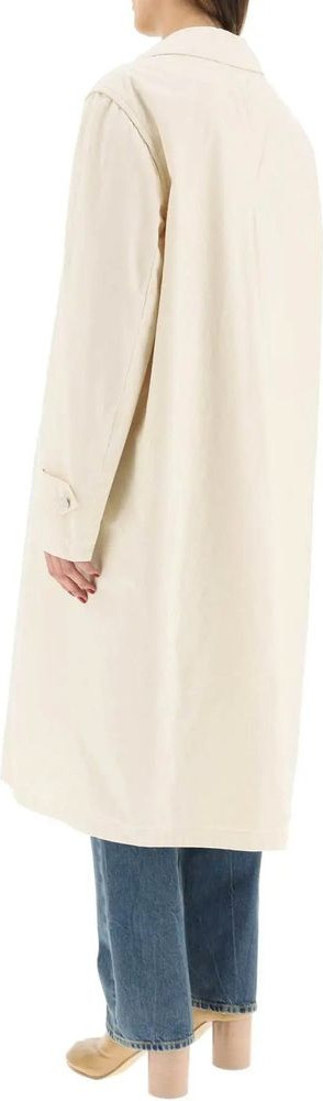 White Cotton Coat Maison Margiela