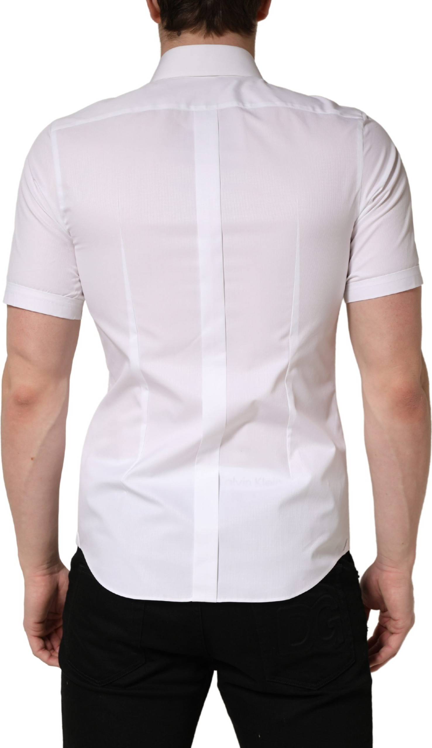 White Cotton Casual Shirt Dolce & Gabbana