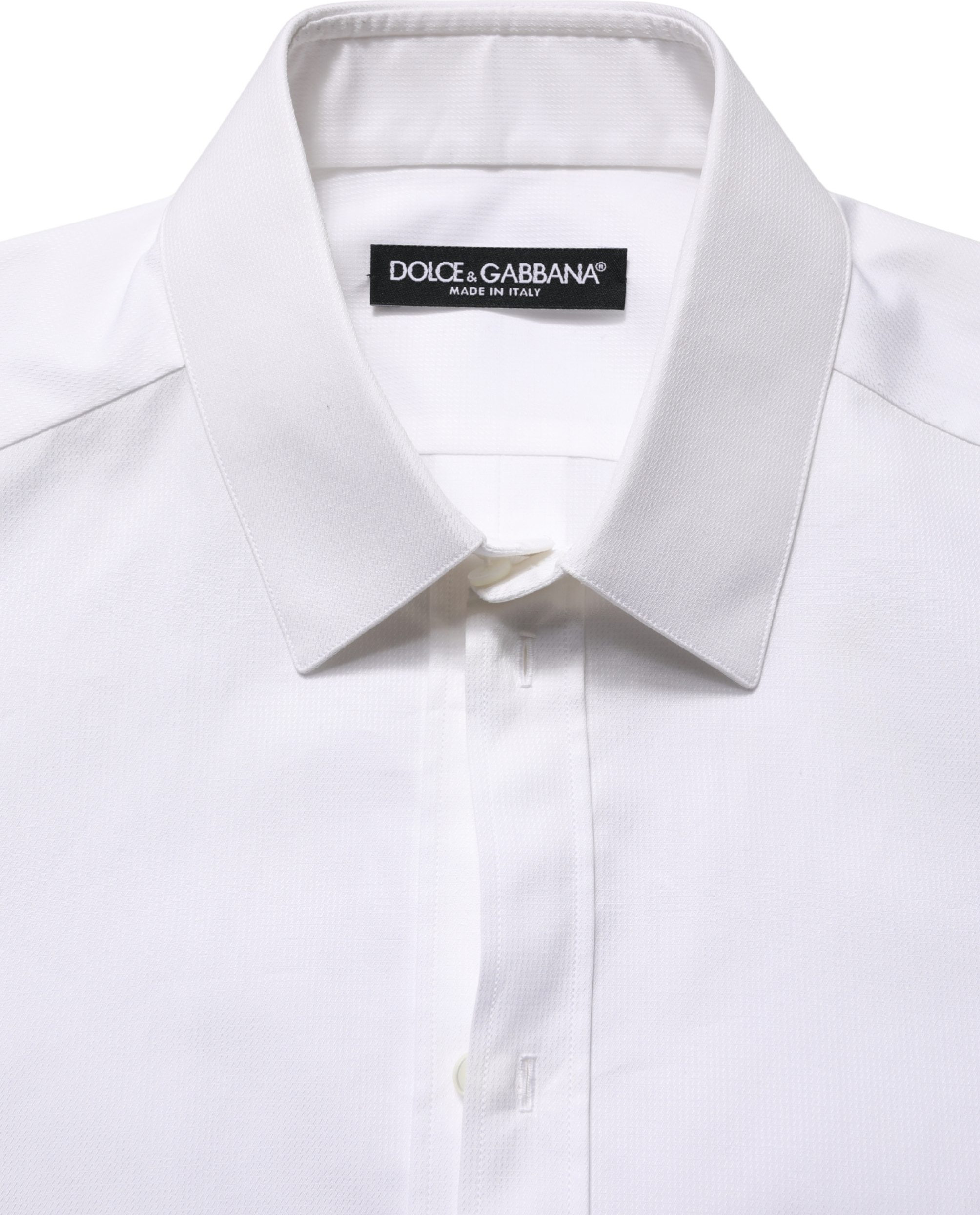 White Cotton Casual Shirt Dolce & Gabbana