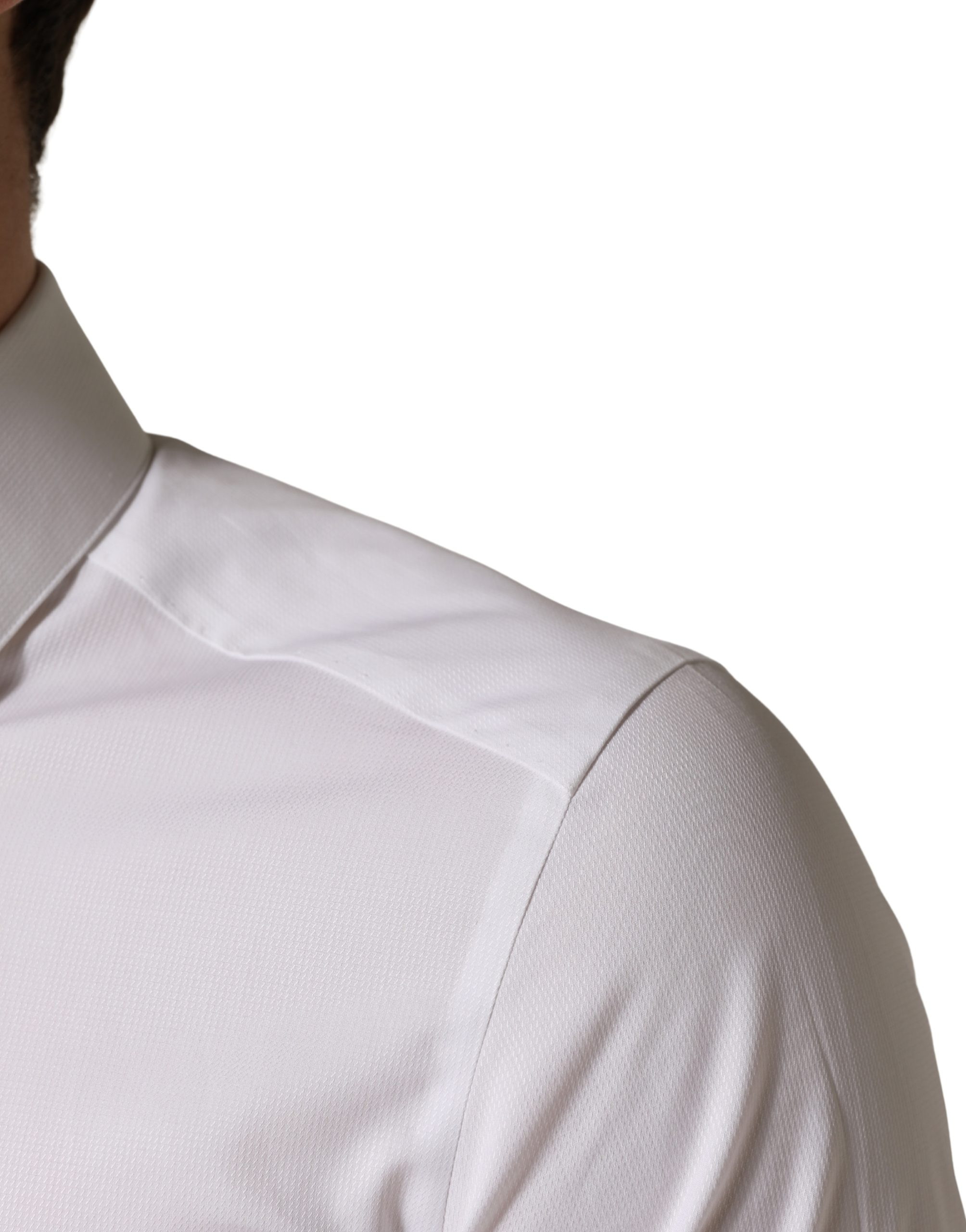White Cotton Casual Shirt Dolce & Gabbana
