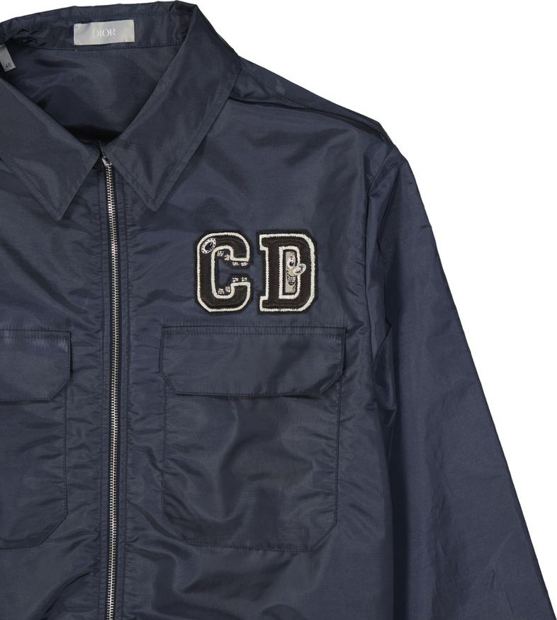 Jacket Dior Blue Polyamide Shell Jacket