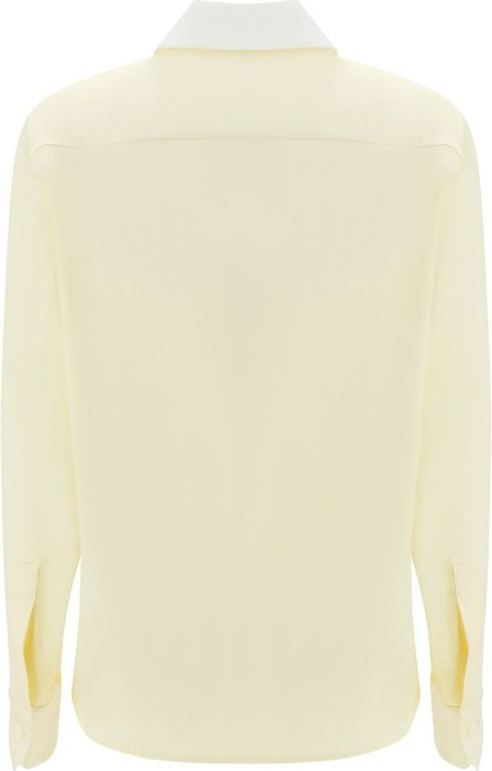 Bicolor Silk Dress Shirt Loewe