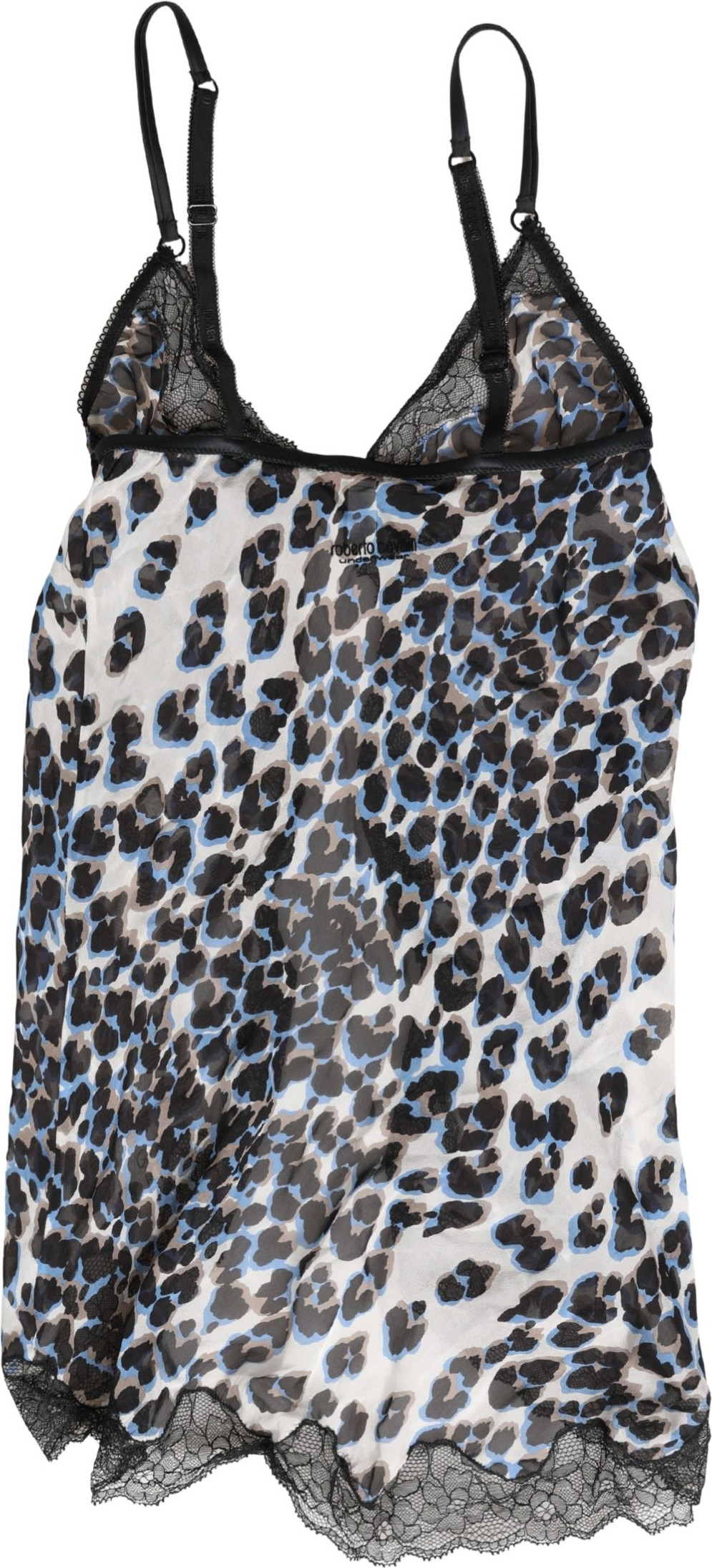 Unterwäsche-Top Roberto Cavalli Multicolor Leopard Babydoll Nachthemd