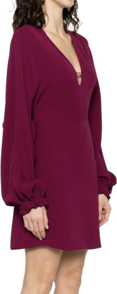 Dress Fendi Purple Silk Casual