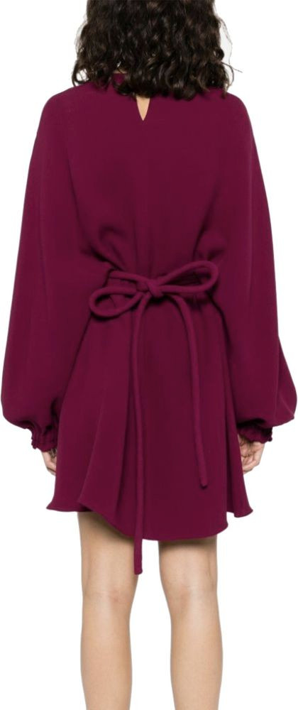 Dress Fendi Purple Silk Casual