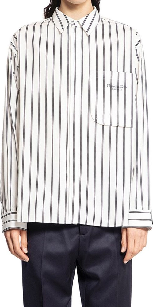 Shirt Dior White Cotton Pattern Shirt