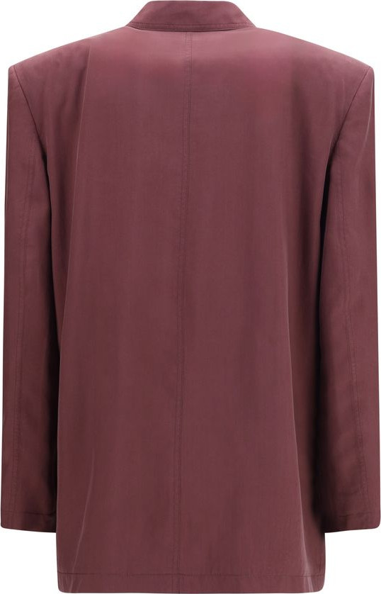 Blazer Saint Laurent, фиолетовый, шелк