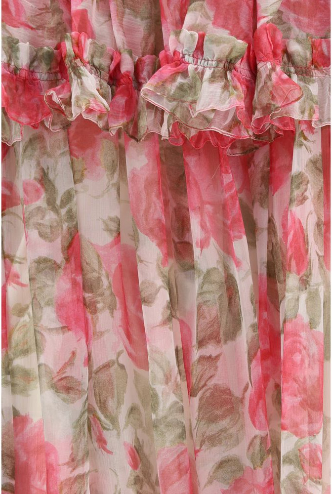 Платье Chloe Multicolor Silk Casual Dress