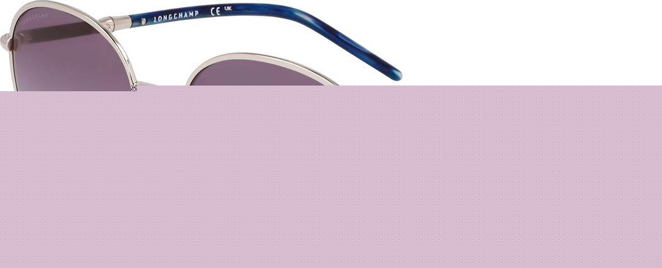 Солнцезащитные очки Longchamp из серого металла