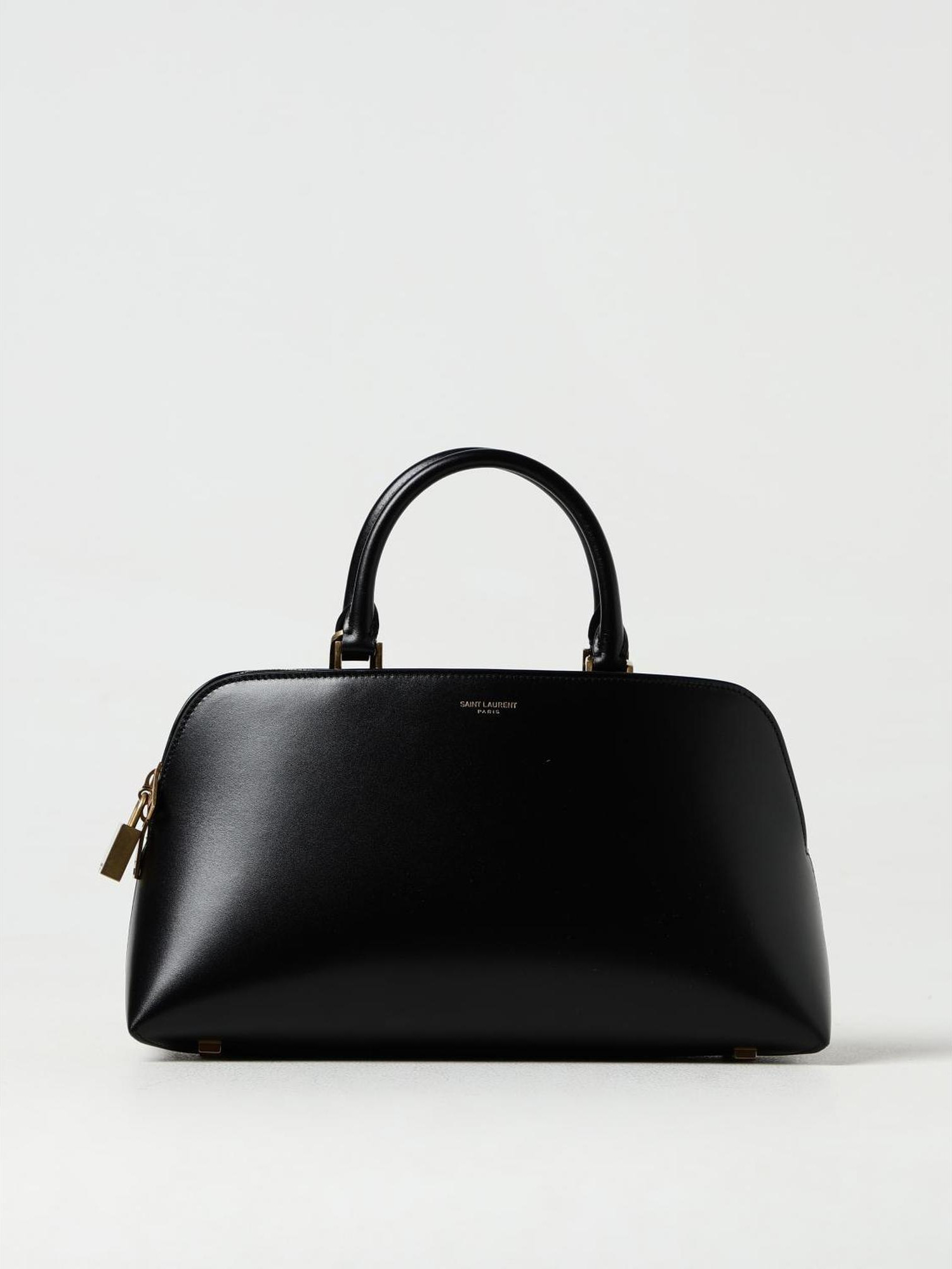 Черная кожаная сумка Saint Laurent