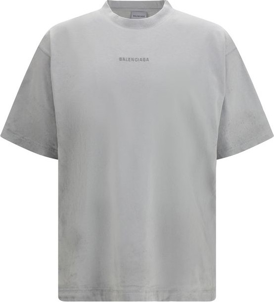 Balenciaga T-shirt Gray Cotton T-shirt