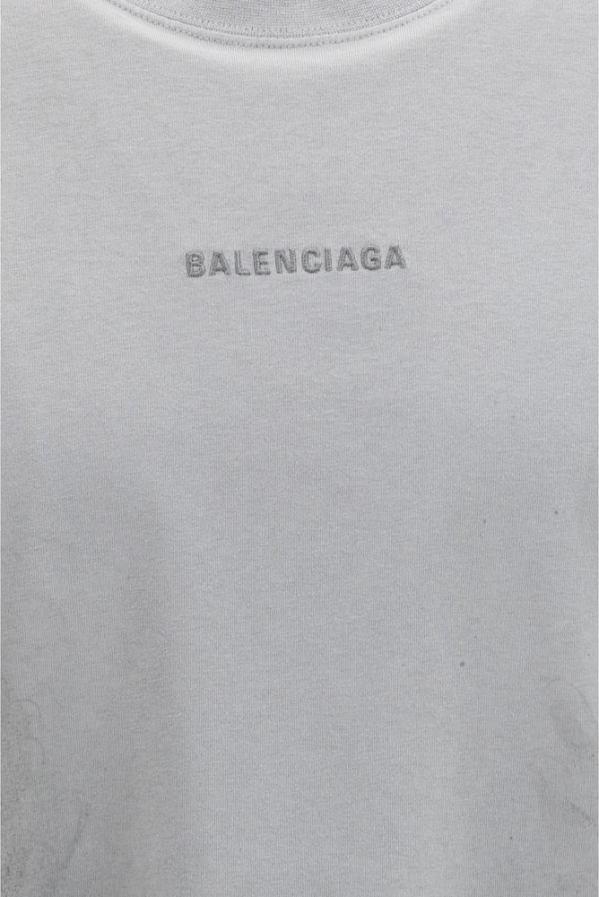 Balenciaga T-shirt Gray Cotton T-shirt