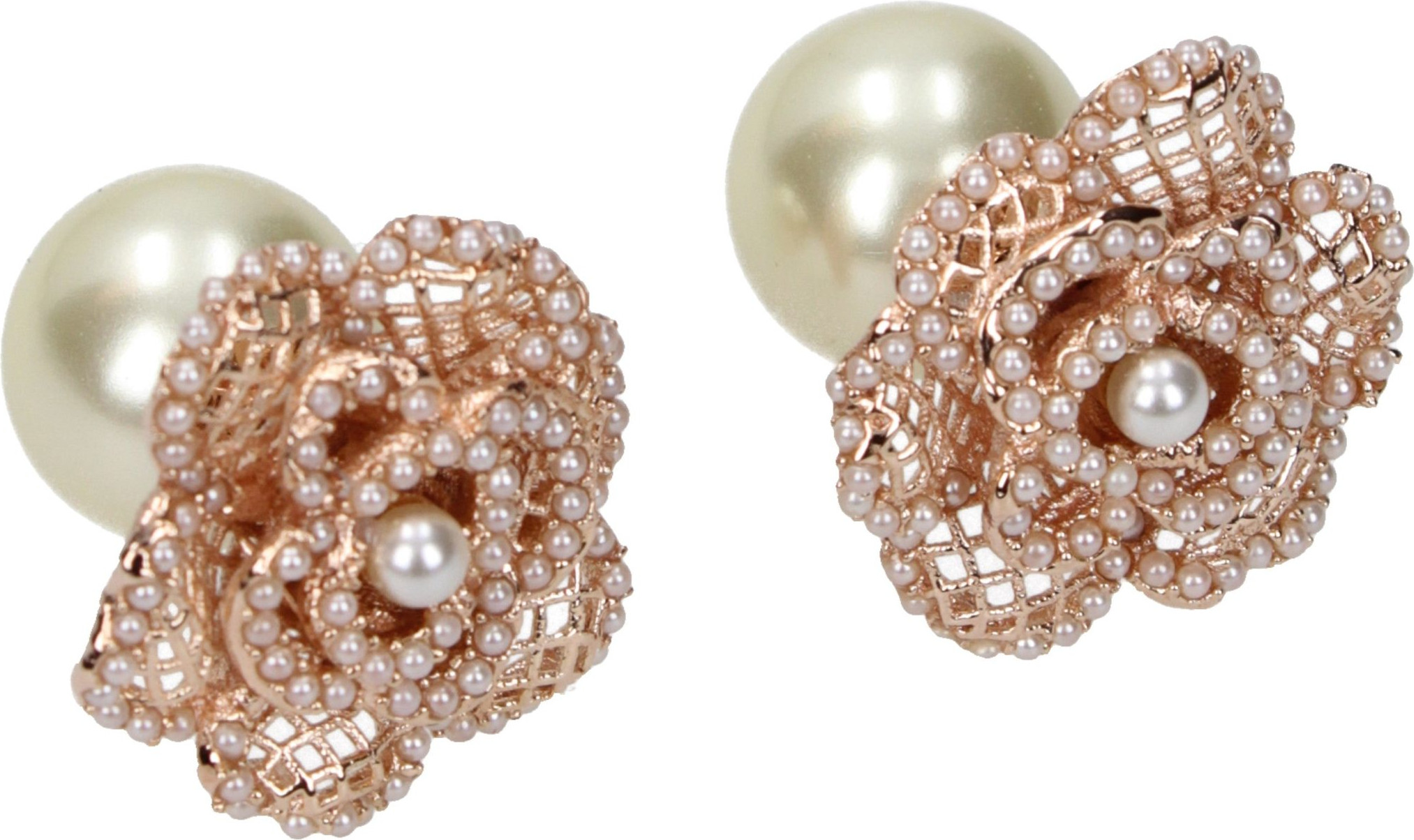 Earrings Christian Dior Pink Brass Earrings
