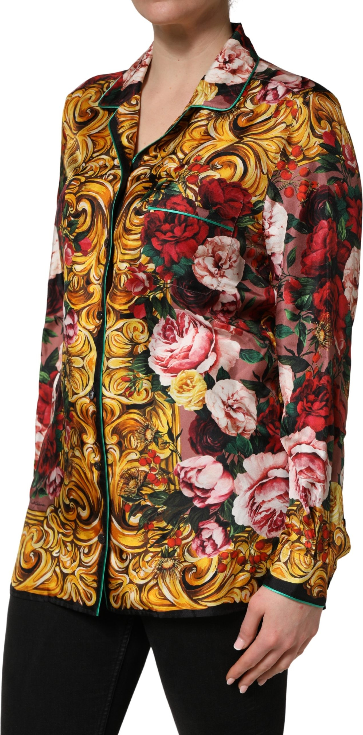 Langarm Hemd mit Knopfleiste von Dolce & Gabbana