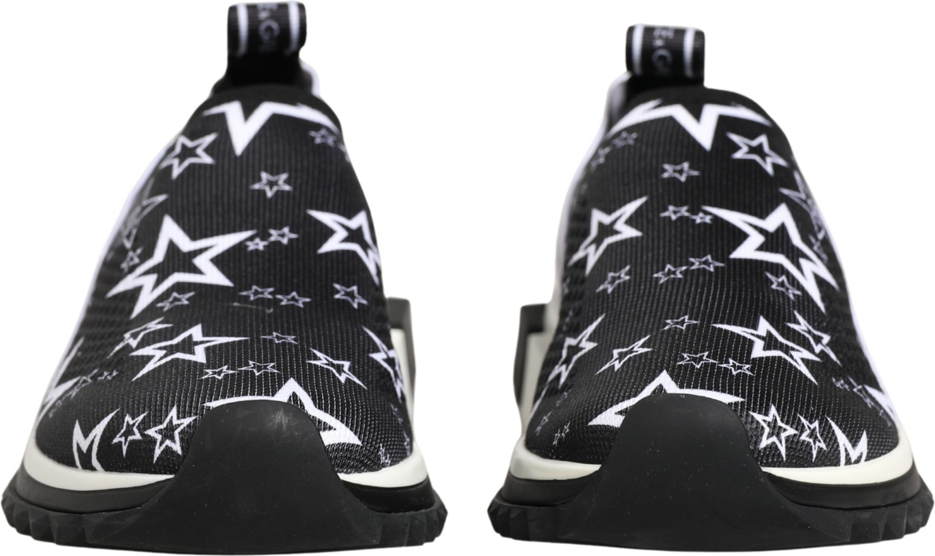 Schnürschuhe Dolce & Gabbana Schwarze Sterne Logo Sorrento