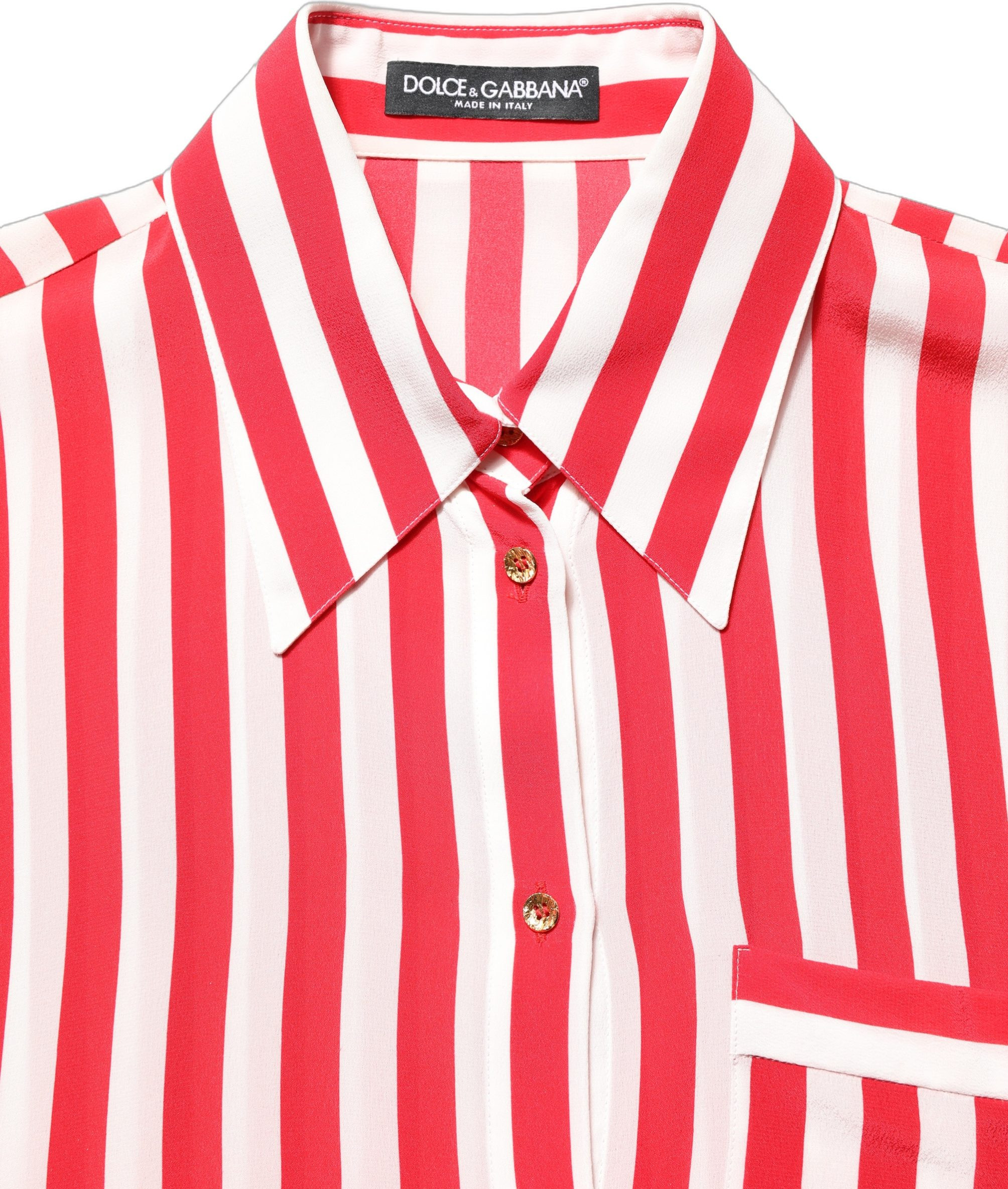 Long Sleeve Silk Blouse Dolce & Gabbana