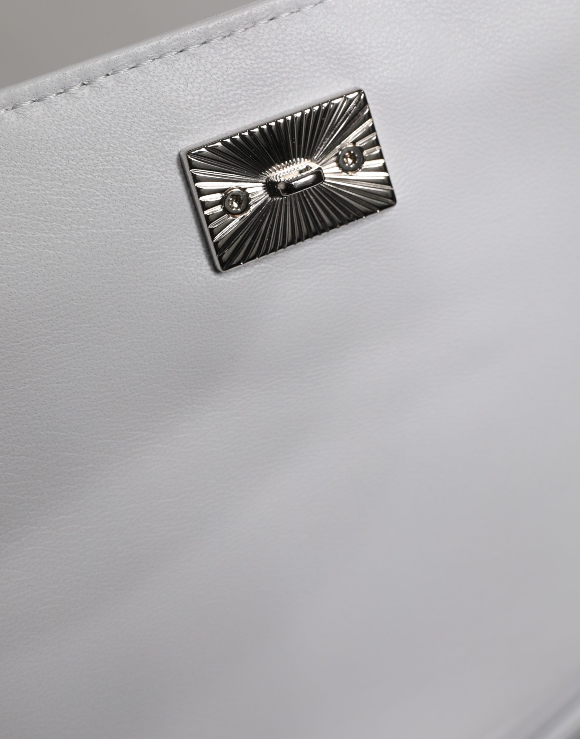 Shoulder Bag Dolce & Gabbana White Logo Plaque