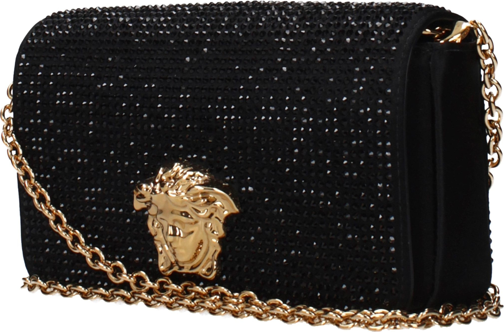 Clutch Bag Versace Black Satin