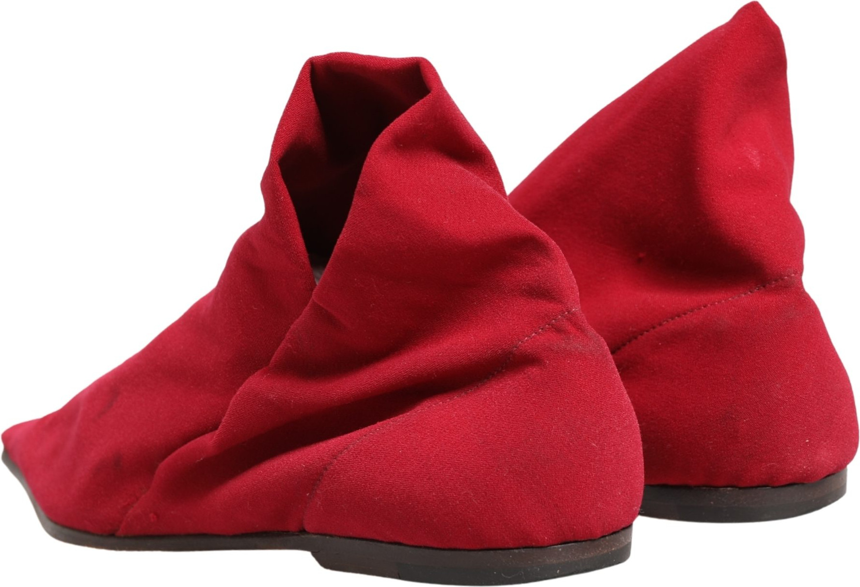Shoes Dolce & Gabbana Red Suede Ankle Boots