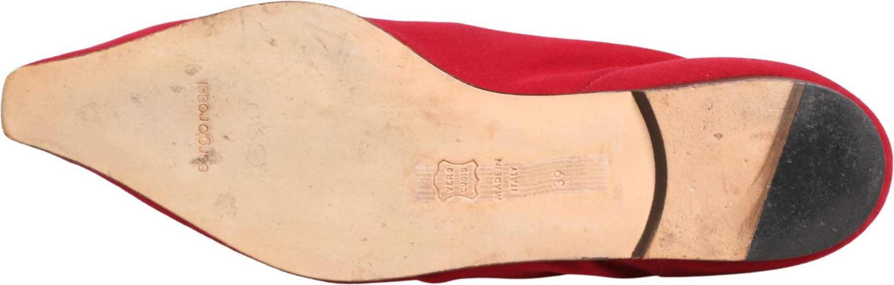 Shoes Dolce & Gabbana Red Suede Ankle Boots