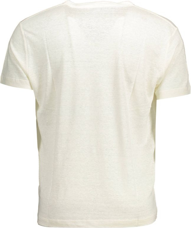 T-Shirt Gant White Linen Men
