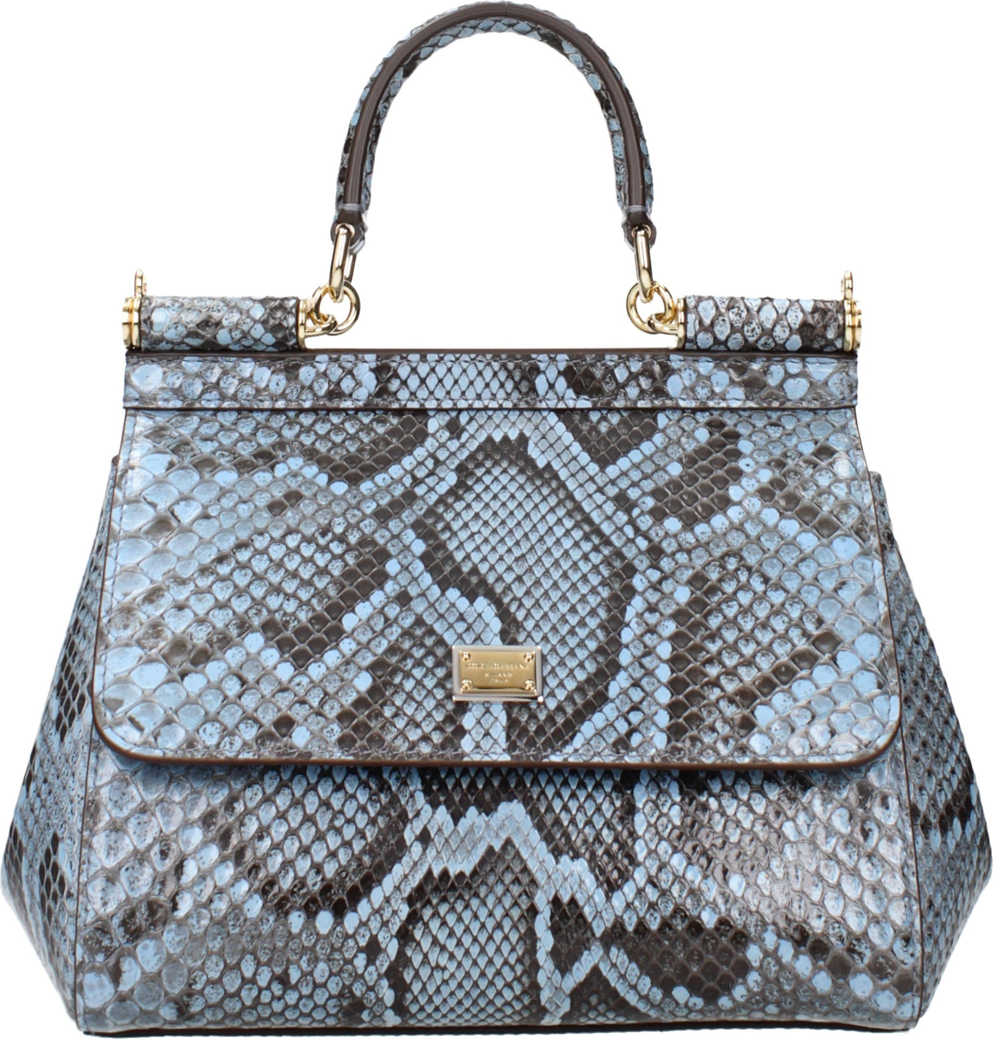 Binafsha rangli teri sumkasi Dolce & Gabbana