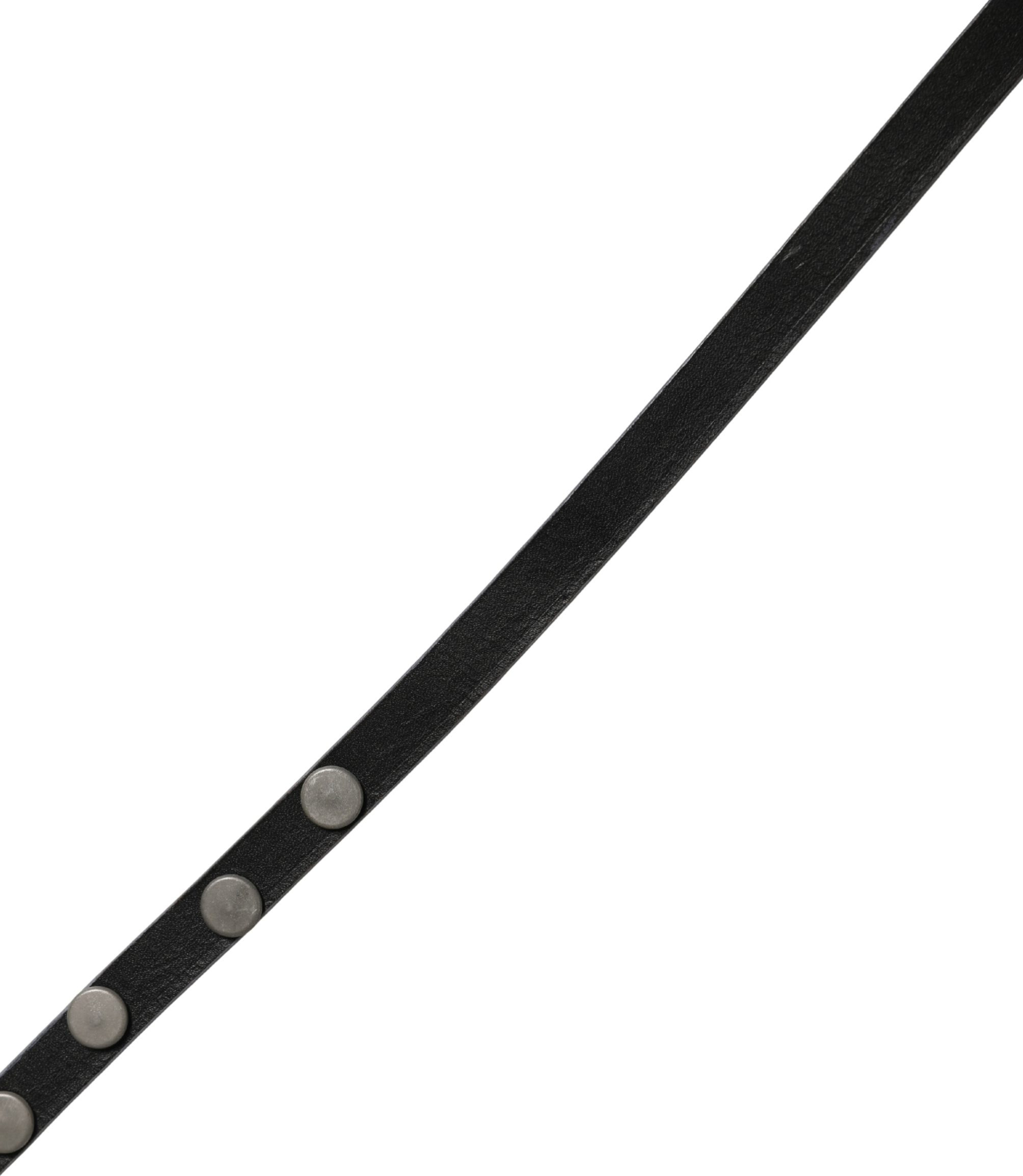 Belt Costume National White Leather Studded Cintura Belt