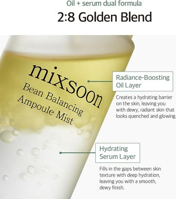 Hydrating Facial Mist Mixsoon Bean Balancing Ampoule Mist