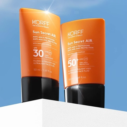 Gesichtsfluid Korff Sun Secret SPF50+ Air Ultralight
