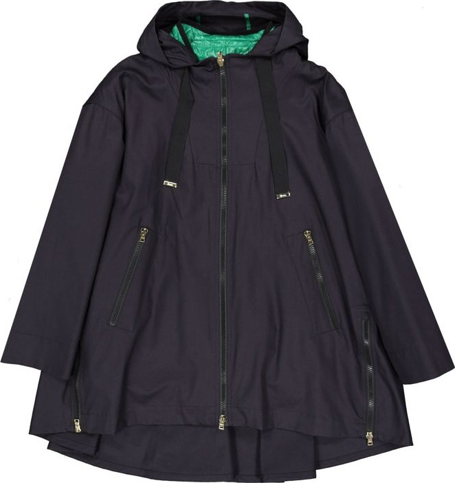 Jacket Herno Blue Cotton Shell Jacket