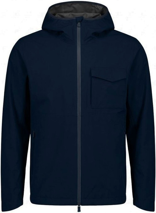 Blue Polyester Shell Jacket Herno Laminar