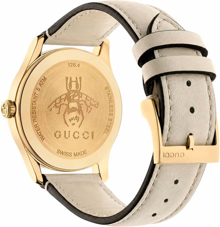 Watch Gucci Beige Leather Dress Watch