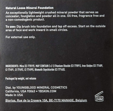 Loose Mineral Foundation Youngblood Sunglow
