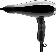 Hair Dryer Elchim Milano Ceramic Hair Dryer Ultra Slim and Lightweight Salon Professional Blow Dryer with Concentrator Black/Silver 2000 Watt
