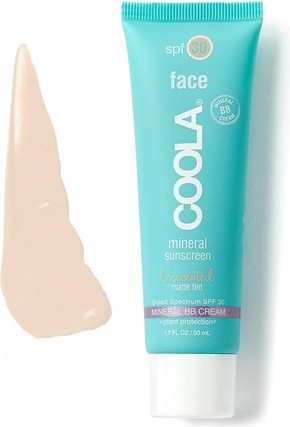 Sunscreen Mineral Face SPF 30 Matte Tint Unscented Coolalpaca