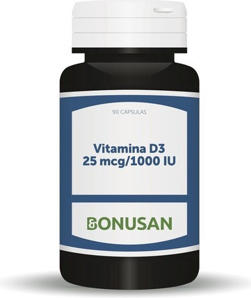 Capsules Bonusan Vitamin D3 1000 Iu 25 Mcg