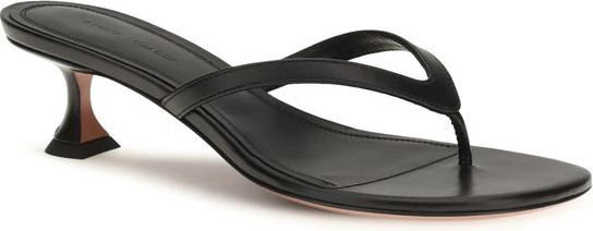Однотонные сандалии Amina Muaddi Juliette Thong Sandals